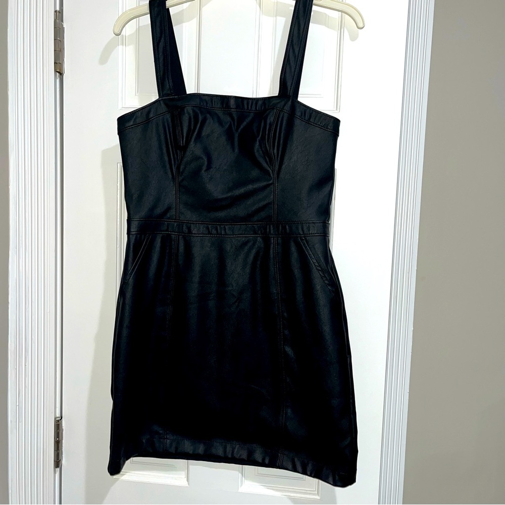 Abercrombie Faux Leather Mini Dress